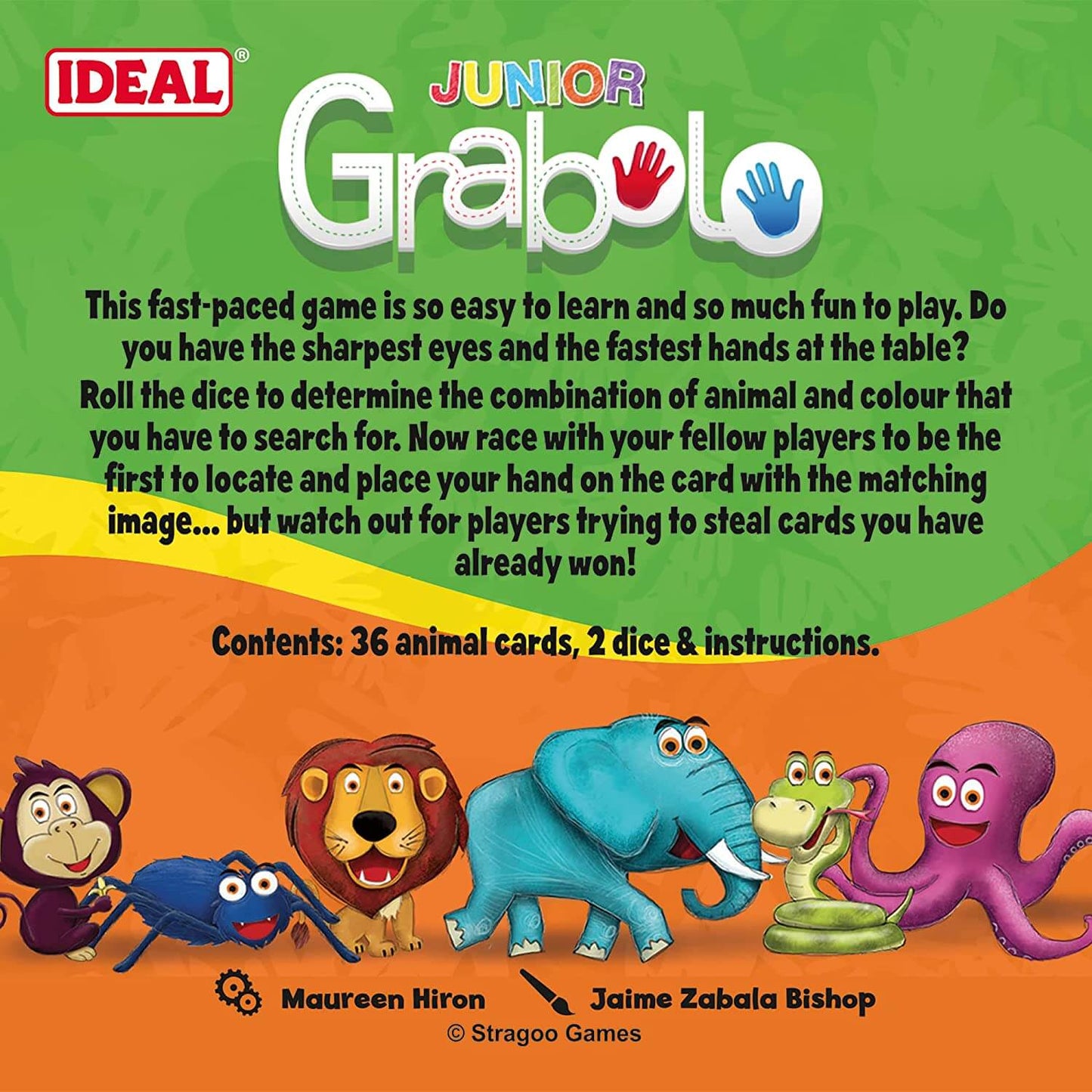 Grabolo Junior: the fast paced matching card game