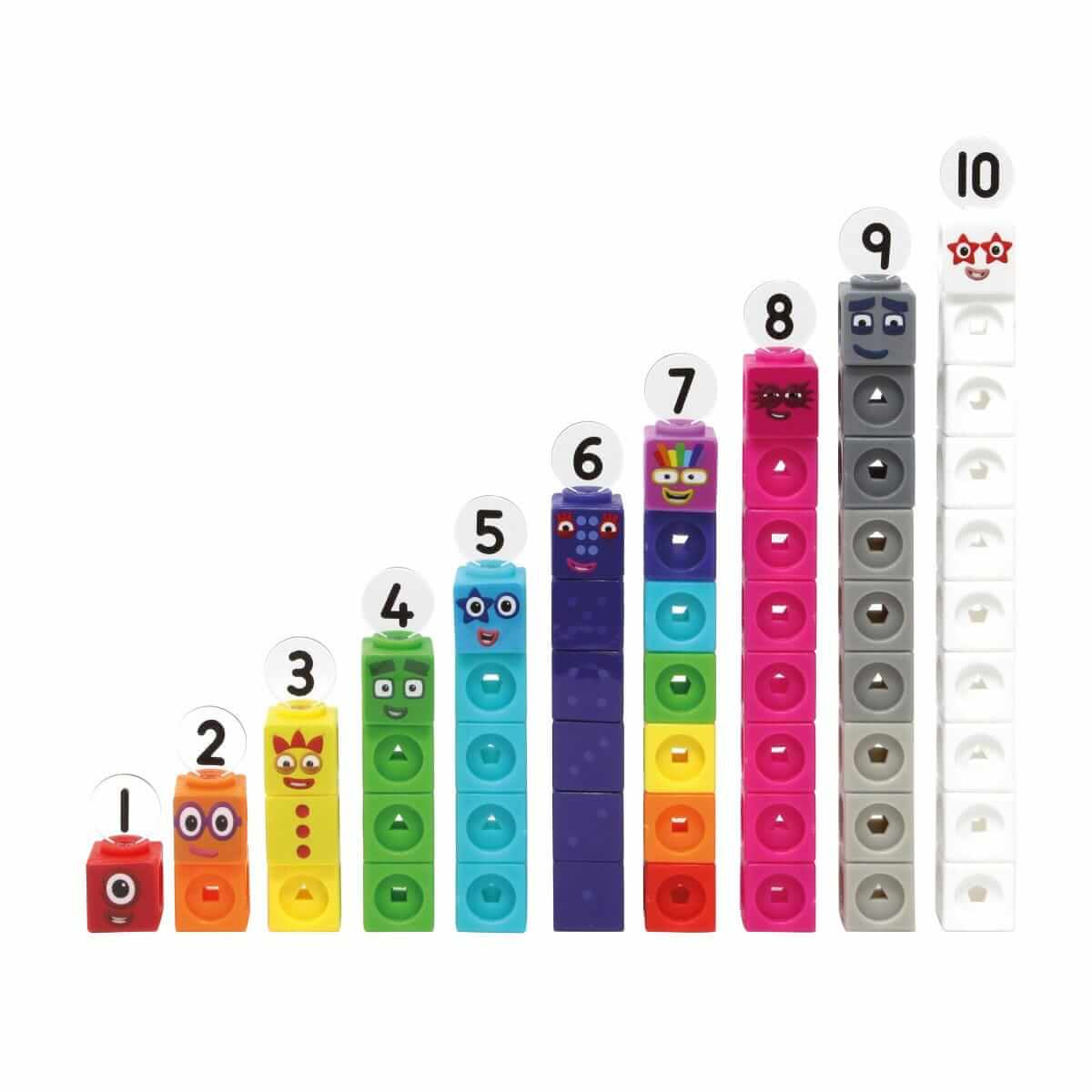 Mathlink Cubes Numberblocks 1-10 Activity Set