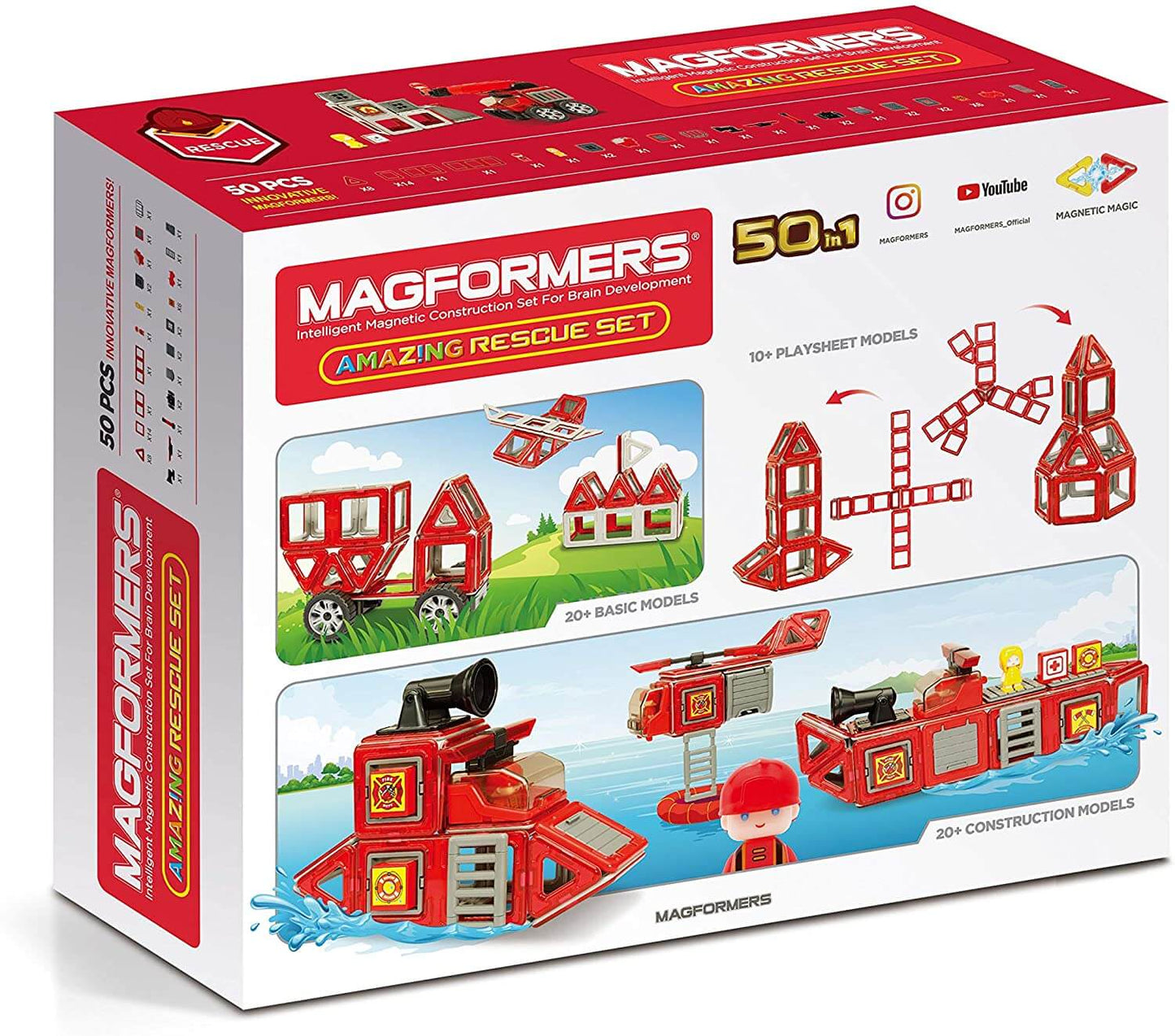 Magformers Amazing Rescue 50-Piece Set