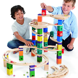 The Ultimate Quadrilla Marble Run Cyclone Hape