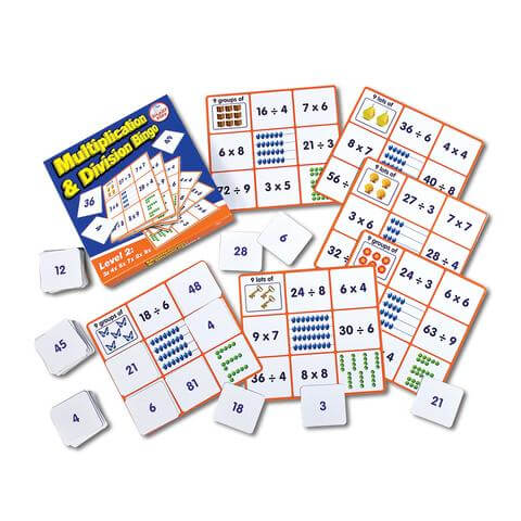 Multiplication and Division Bingo Level 2
