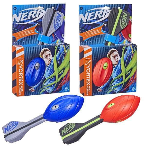Nerf Vortex Aero Howler Foam Ball: Blue or Red
