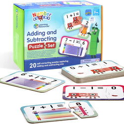 Numberblocks Adding and Subtracting Puzzle Set