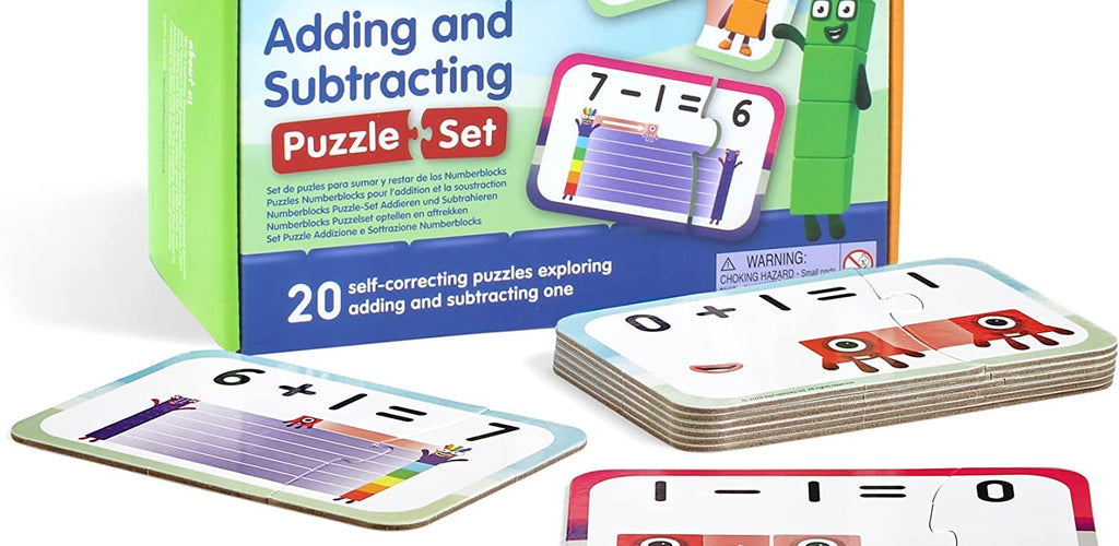 Block Adding Game Numberblocks Adding and Subtracting Puzzle Set