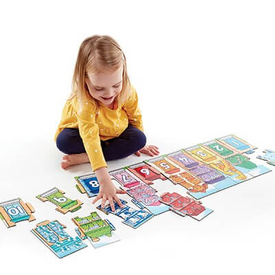 Number Street 20 Piece Floor Puzzle Orchard Toys