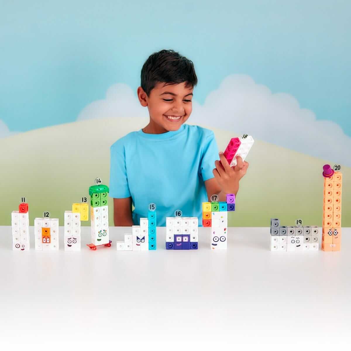 MathLink Cubes Numberblocks 11 20 Activity Set Cogs Toys