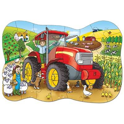 Big Tractor 25 Piece Floor Puzzle Orchard Toys