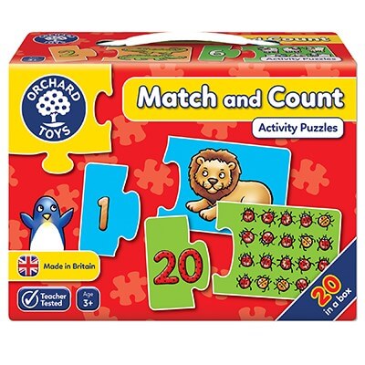 Match and Count Jigsaw Puzzle Orchard Toys