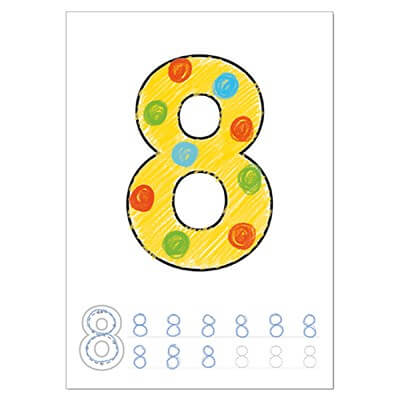 Number Colouring Book Orchard Toys
