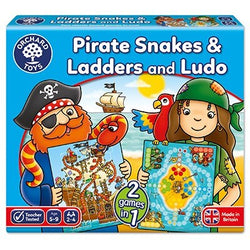 Pirate Snakes and Ladders & Luddo Board Game Orchard Toys