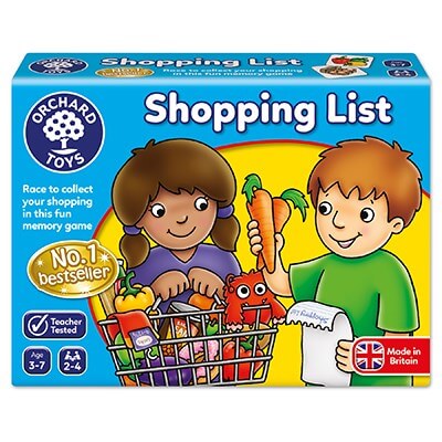 Shopping List Orchard Toys No. 1 Best Sellers Age 3 - 7