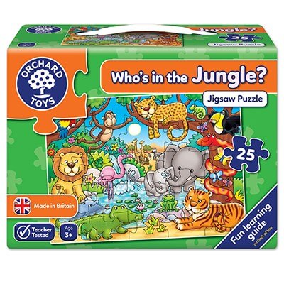 Who's in the Jungle 25 Piece Jigsaw Orchard Toys