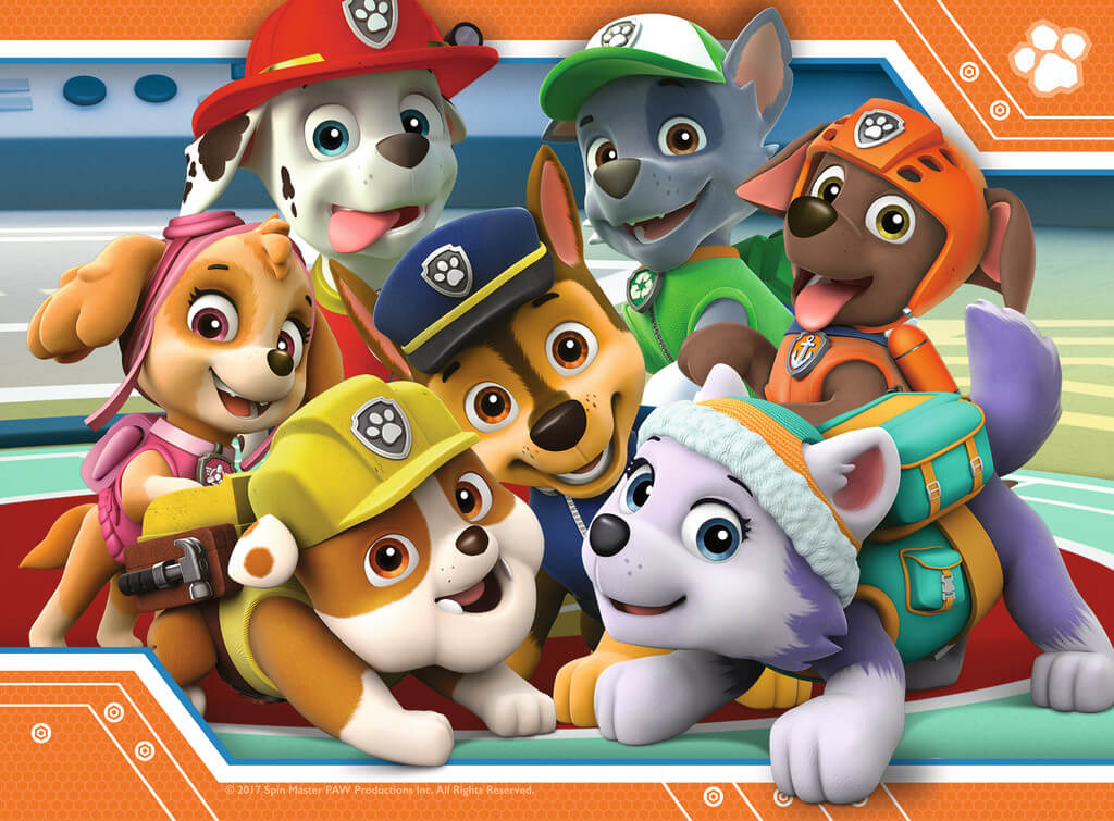 Ravensburger Paw Patrol 4 in a Box (12, 16, 20, 24pc) Jigsaw Puzzles