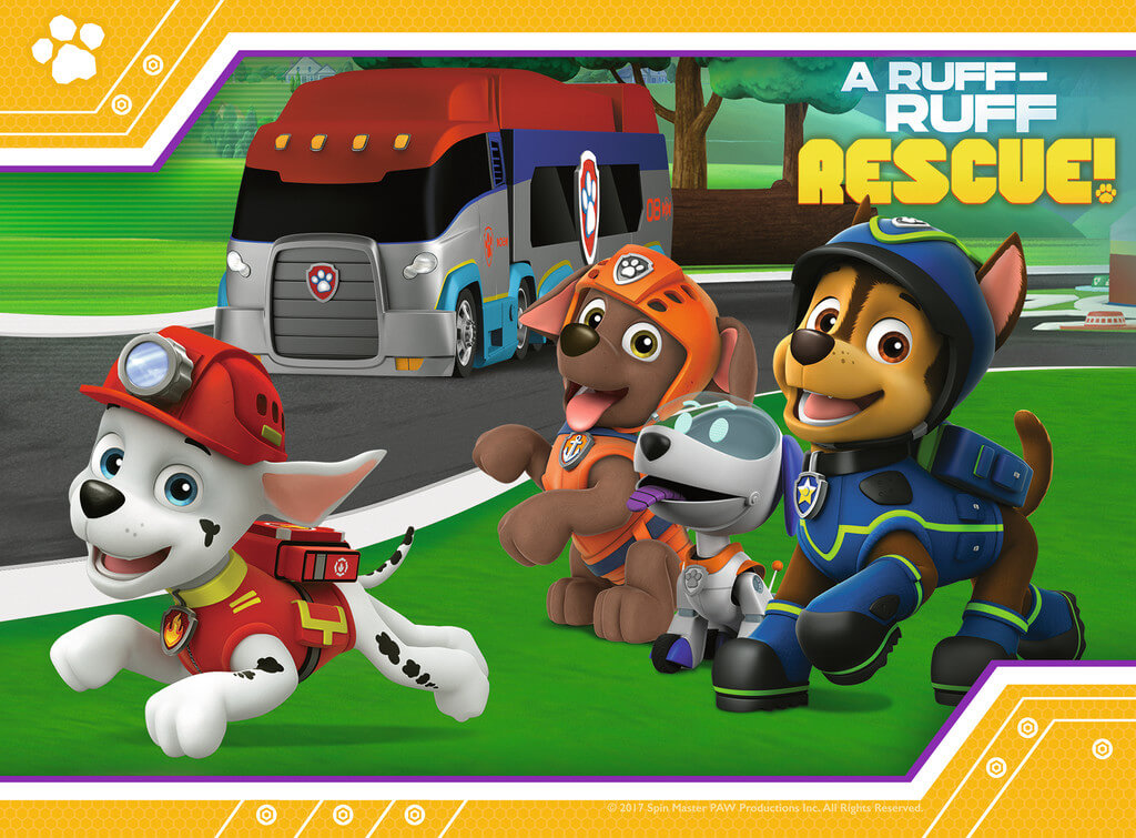 Ravensburger Paw Patrol 4 in a Box (12, 16, 20, 24pc) Jigsaw Puzzles