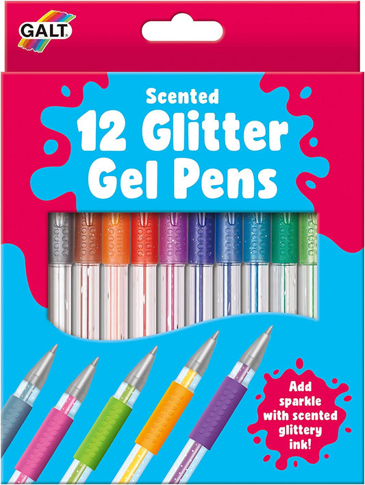 12 Glitter Gel Pens - Galt Toys