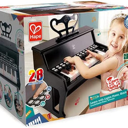 Learn with Lights Piano, Black - Hape