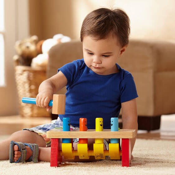 Deluxe Pounding Bench Toddler Melissa and Doug