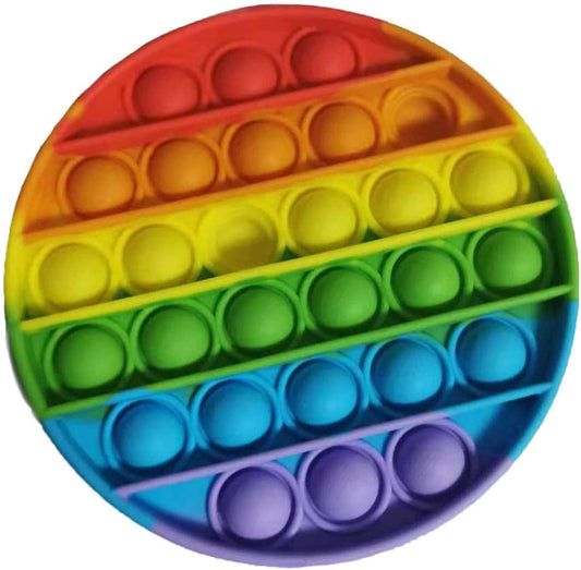 Rainbow Push Popper Fidget Toy (Shape may vary)