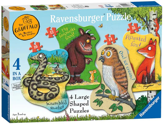 The Gruffalo 4 large shaped puzzles (10,12,14,16 piece)