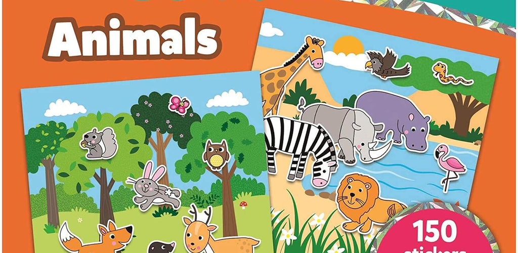 Reusable Sticker Books - Animals Galt Toys
