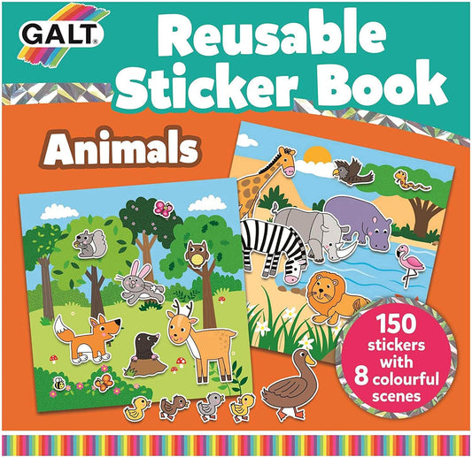 Reusable Sticker Books - Animals Galt Toys