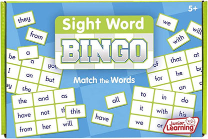 Sight Word Bingo Junior Learning
