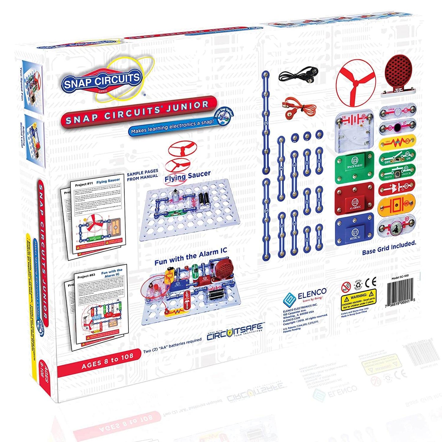 Snap Circuits Jr. SC-100 Electronics Discovery Kit