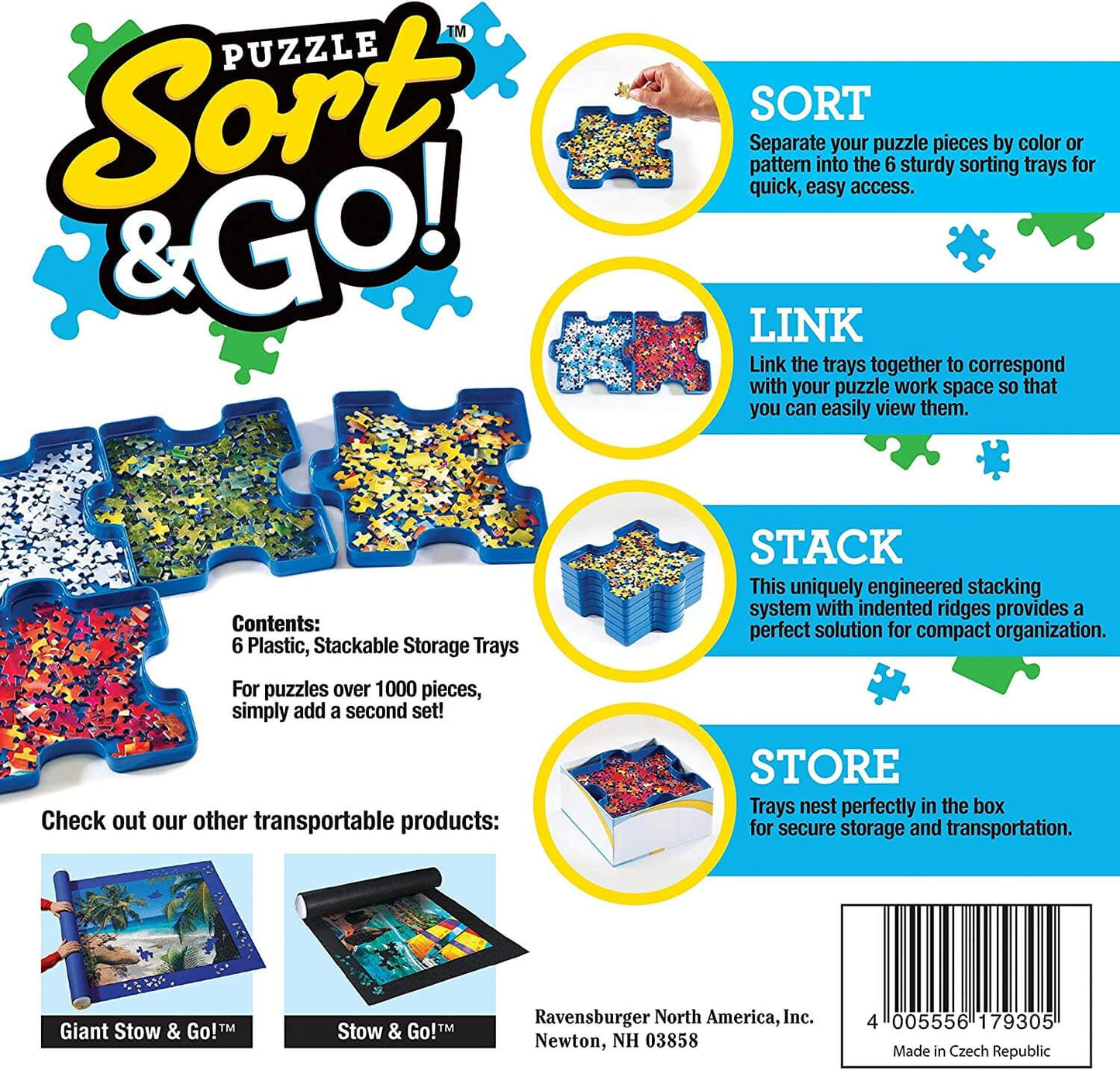 Sort & Go! Puzzle Sorting Trays