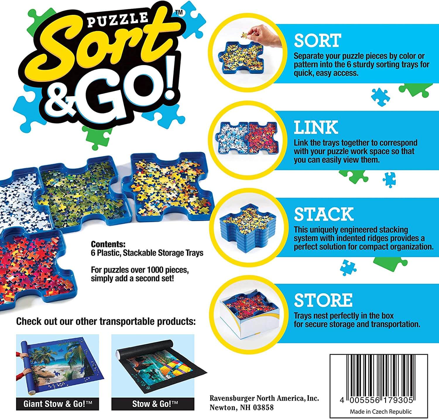 Sort & Go! Puzzle Sorting Trays