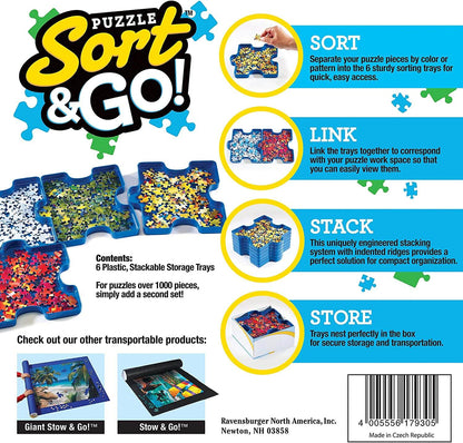Sort & Go! Puzzle Sorting Trays