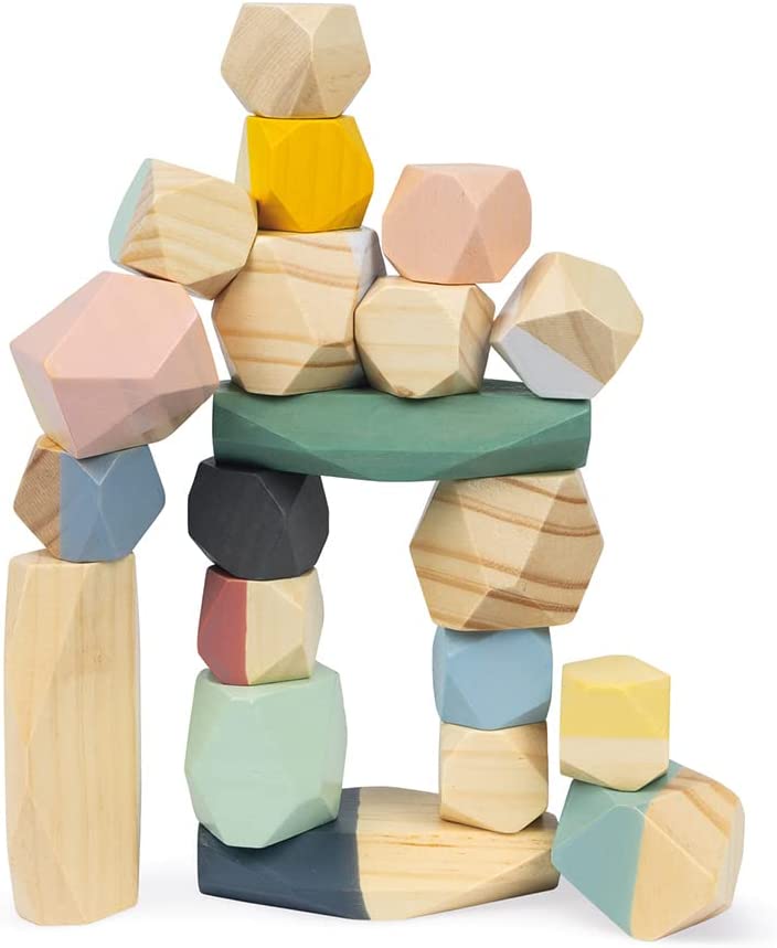 Wooden stacking Stone