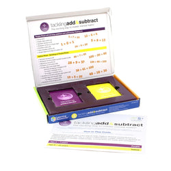 Tackling addition & subtraction card game
