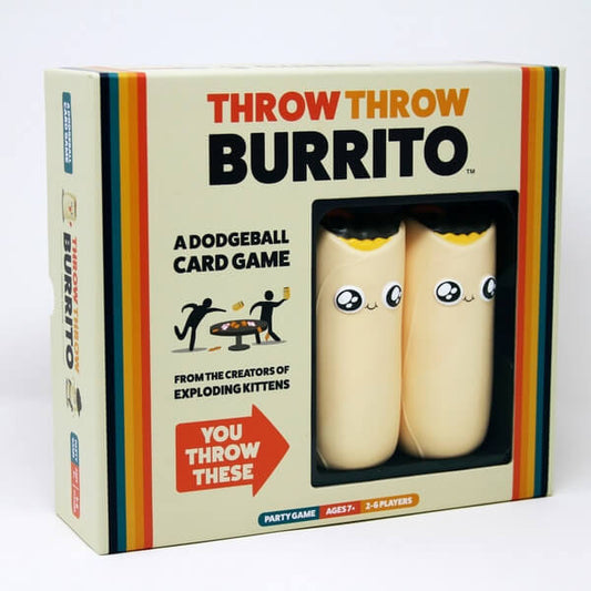 Throw Throw Burrito by Exploding Kittens - A Dodgeball Card Game - Family-Friendly Party Games - Card Games for Adults, Teens & Kids