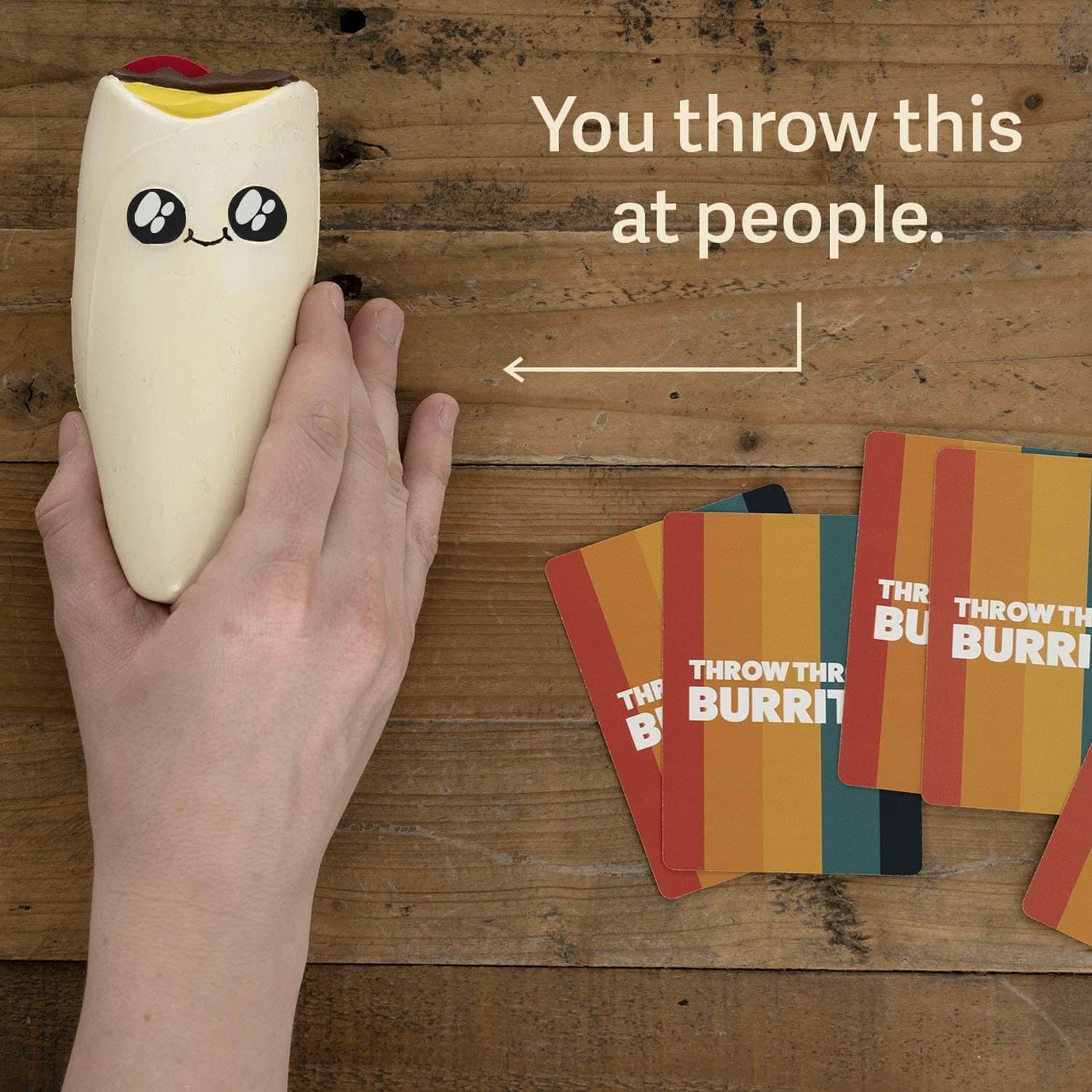 Throw Throw Burrito by Exploding Kittens: Extreme Outdoor Edition ー A Dodge Throw Throw Burrito