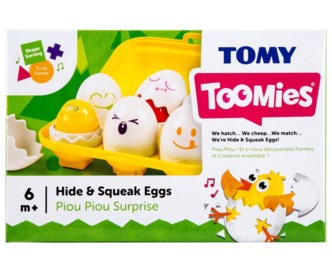 Tomy Hide and Squeak Eggs