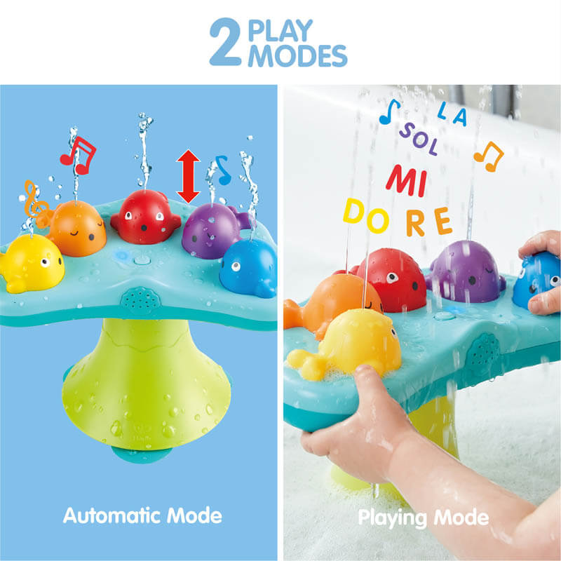 Hape Whale Music Fountain Bath Toy