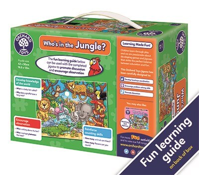 Who's in the Jungle 25 Piece Jigsaw Orchard Toys