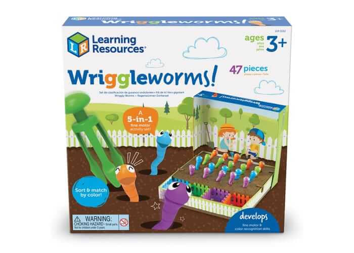 Wriggle Worms Fine Motor Activity Set